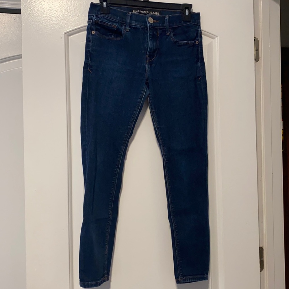 Express Legging Mid-Rise Short Jeans